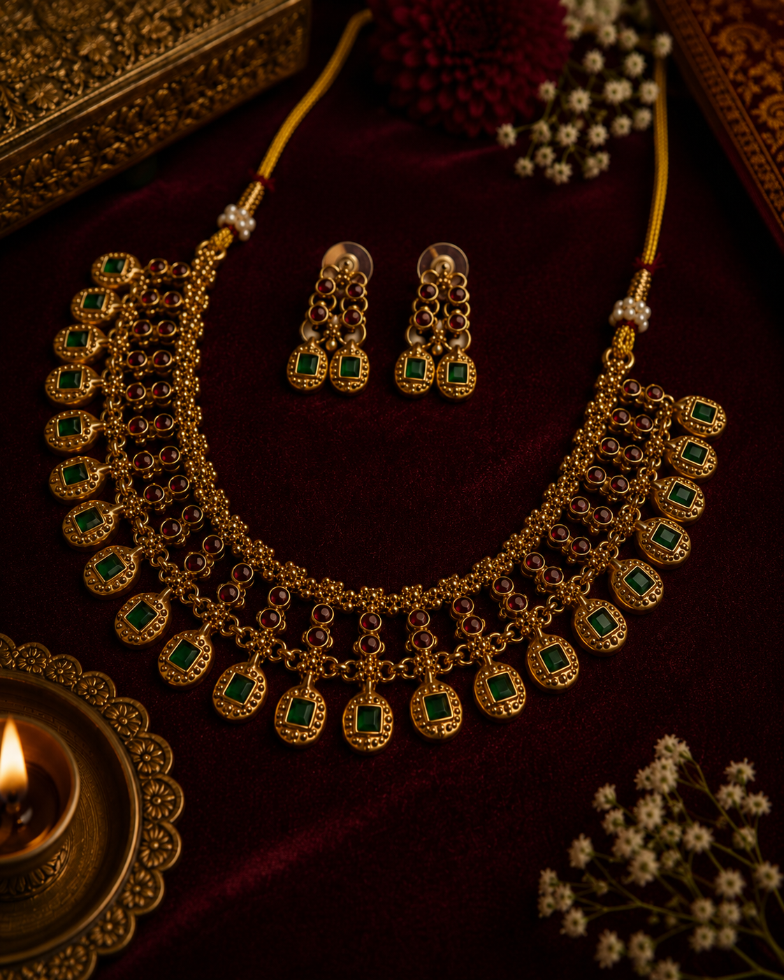 Antique Gold Plated Necklace