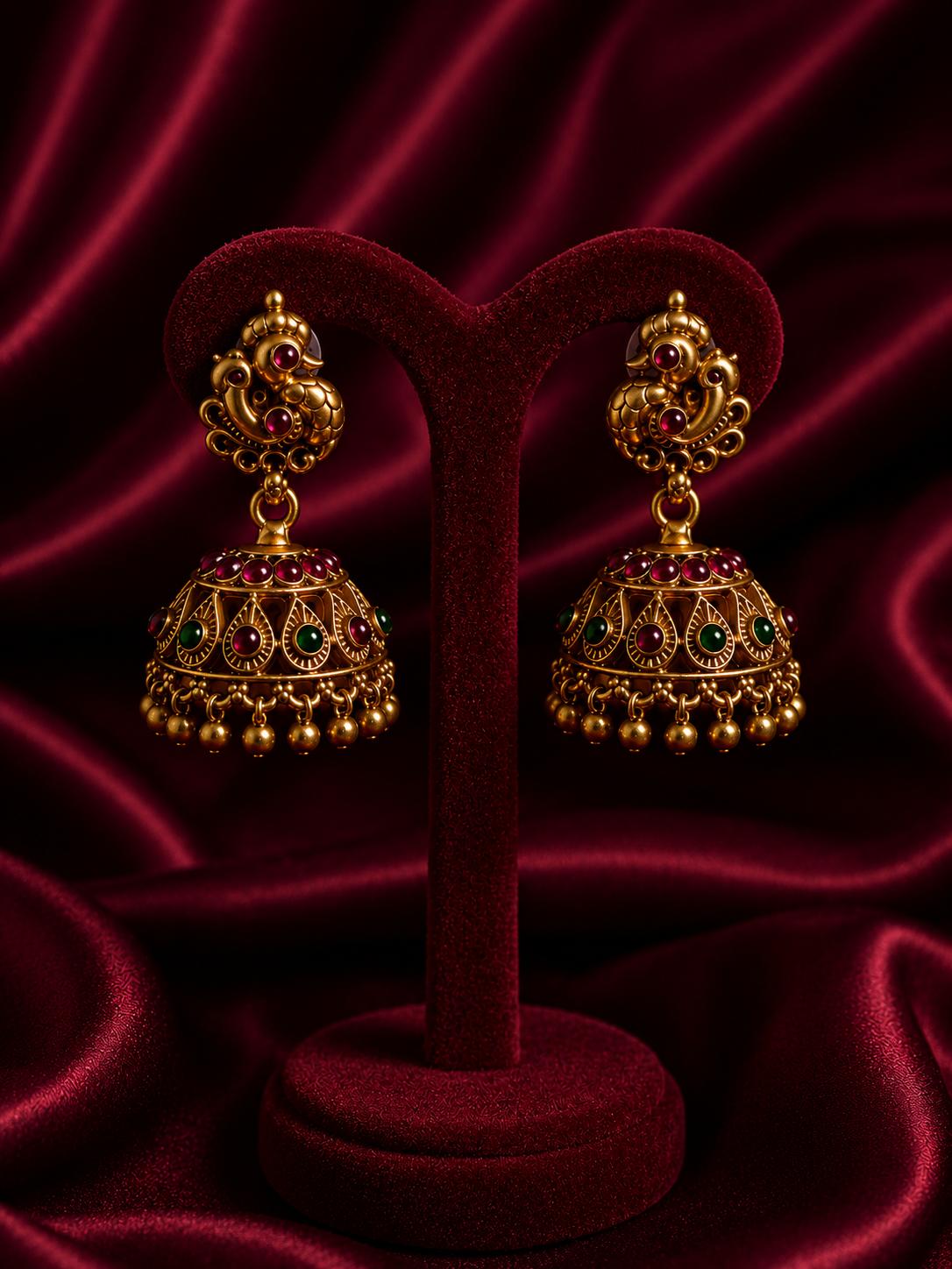Ethnic Peacock Heritage Necklace Set