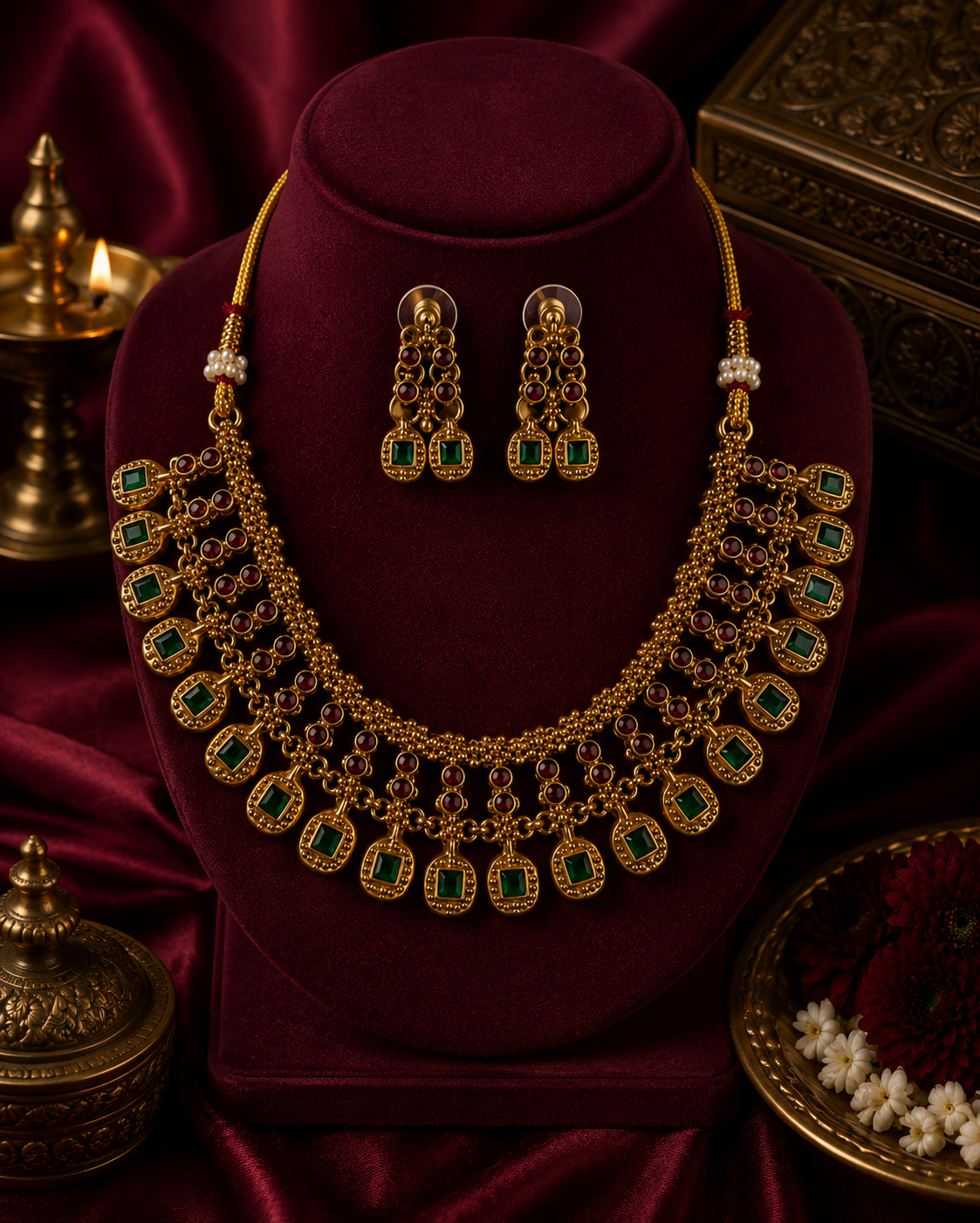 Antique Gold Plated Necklace
