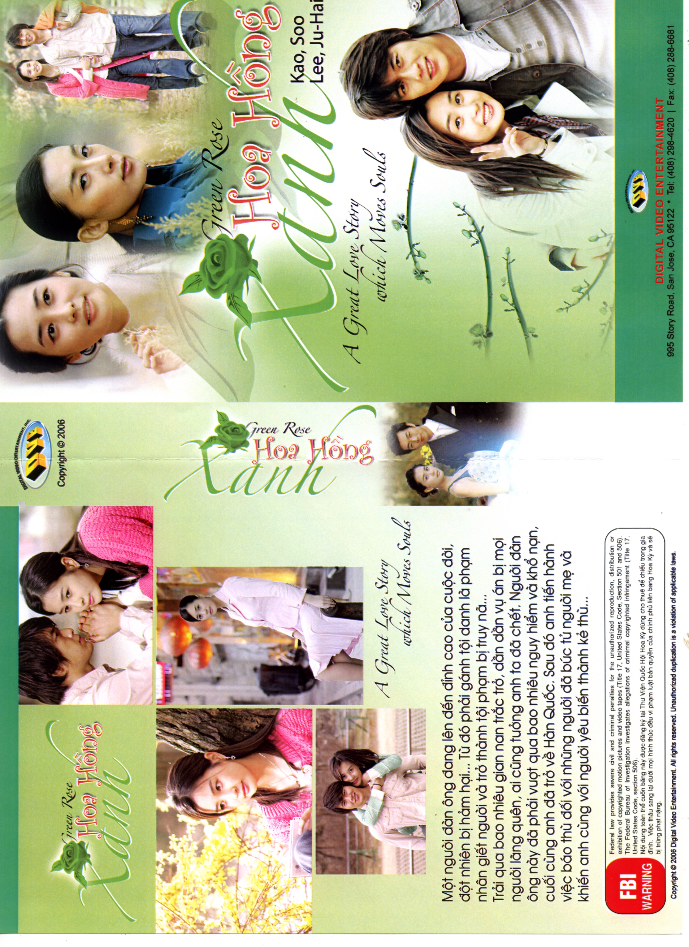 HOA HONG XANH