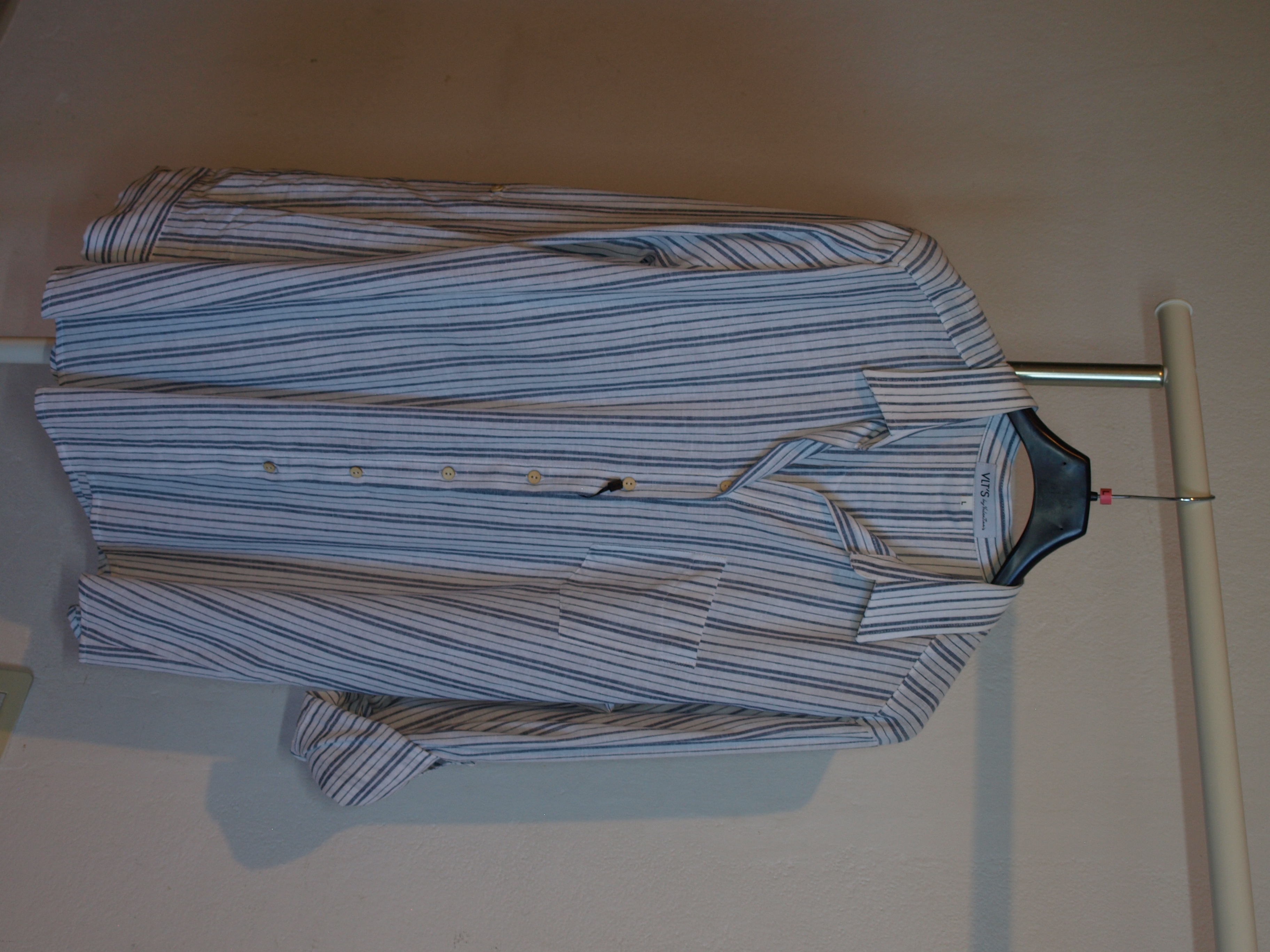 CAMICIA MANICHE LUNGE IN LINO