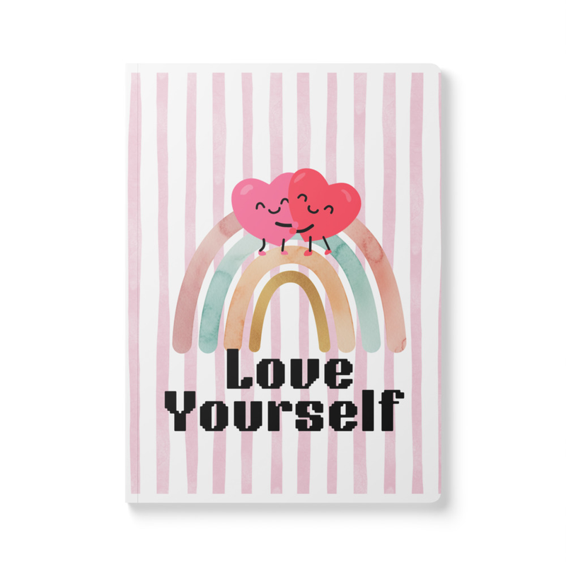 Softcover journal with inside prints