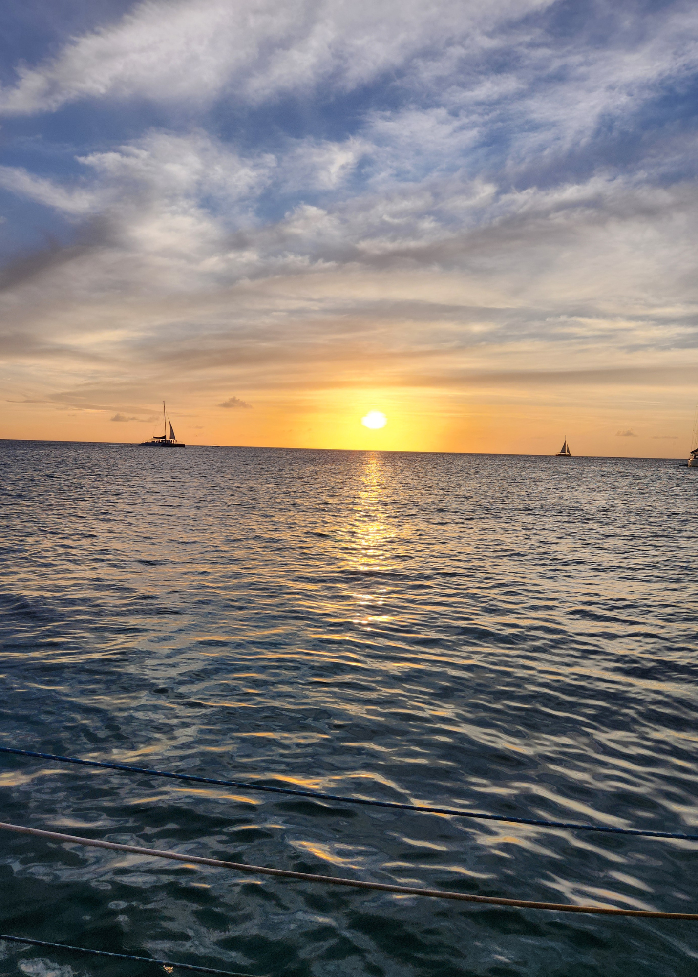 Caribbean Sunset Digital Photo