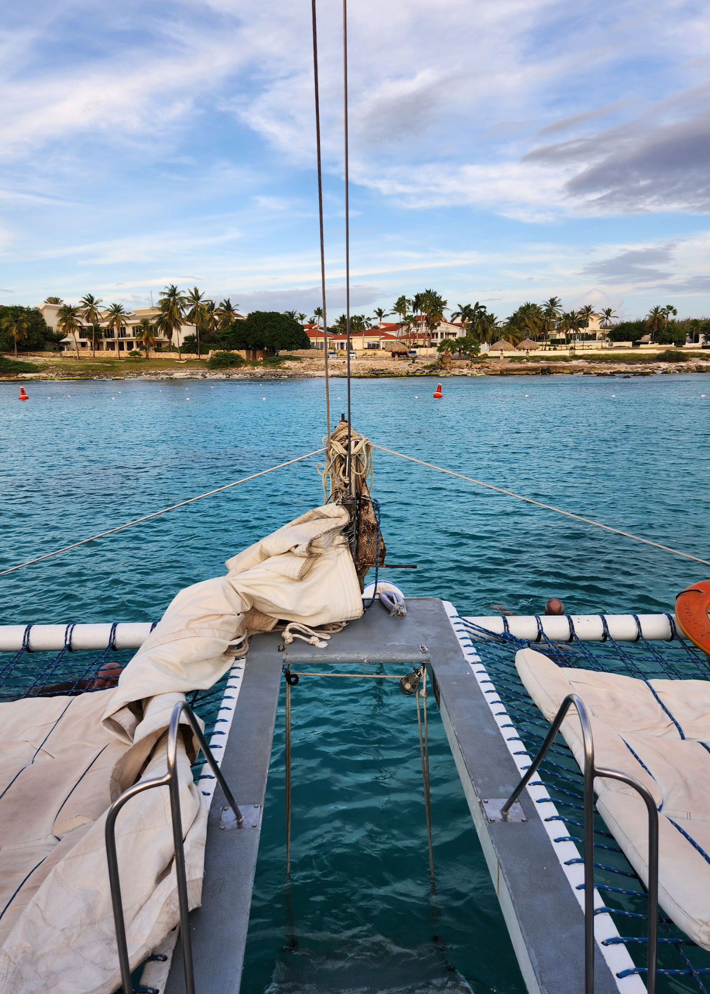 Tropical Catamaran Digital Photo