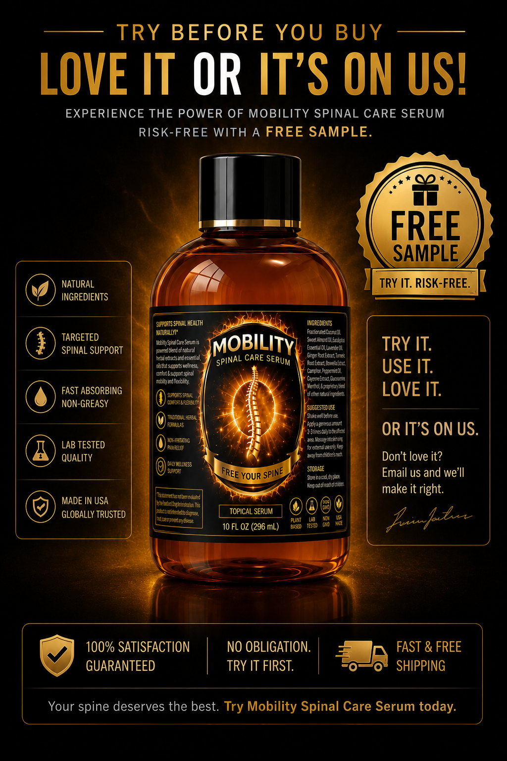 Mobility Spinal Care Serum