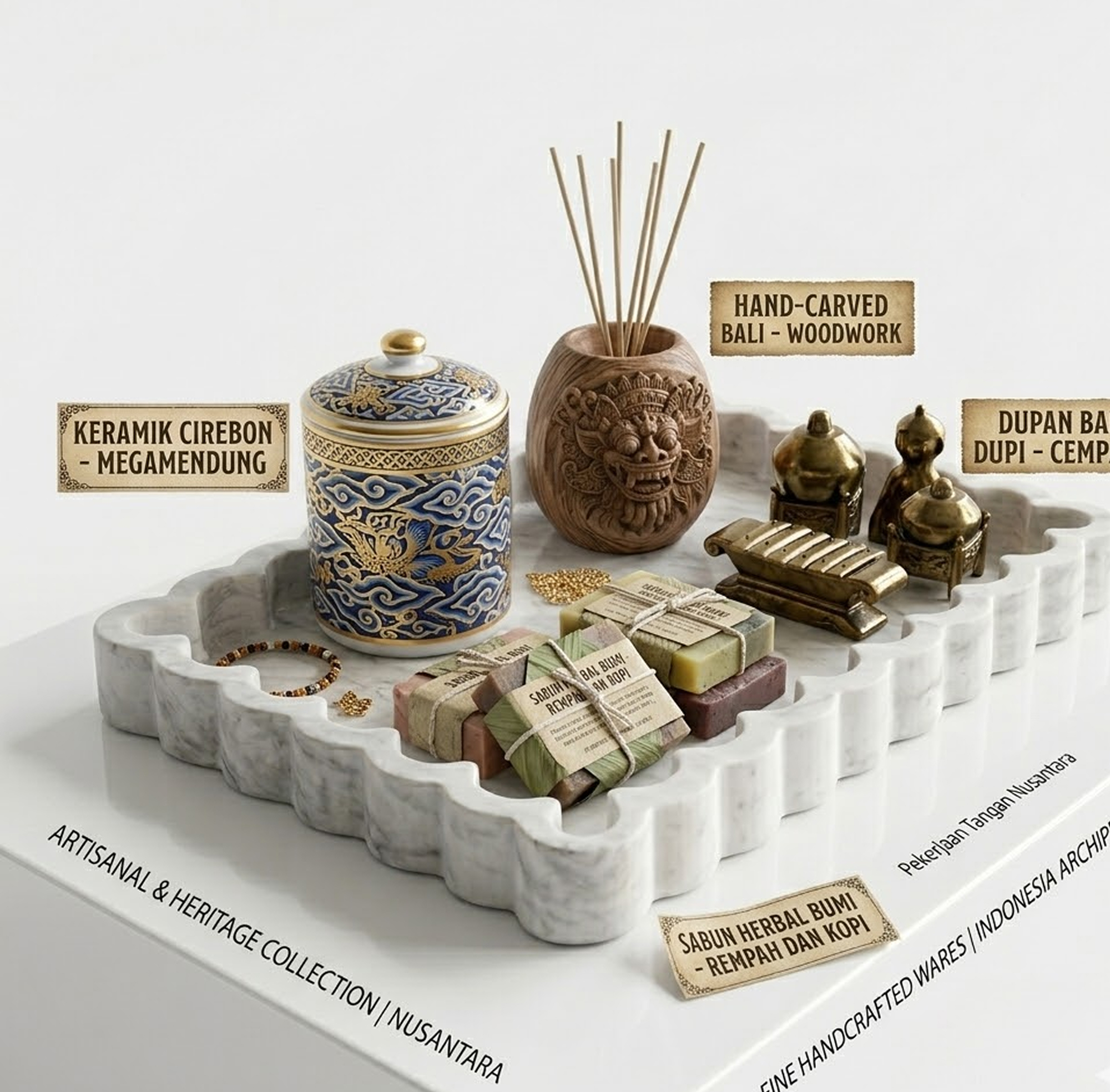 Luxury Marble carrara Tray