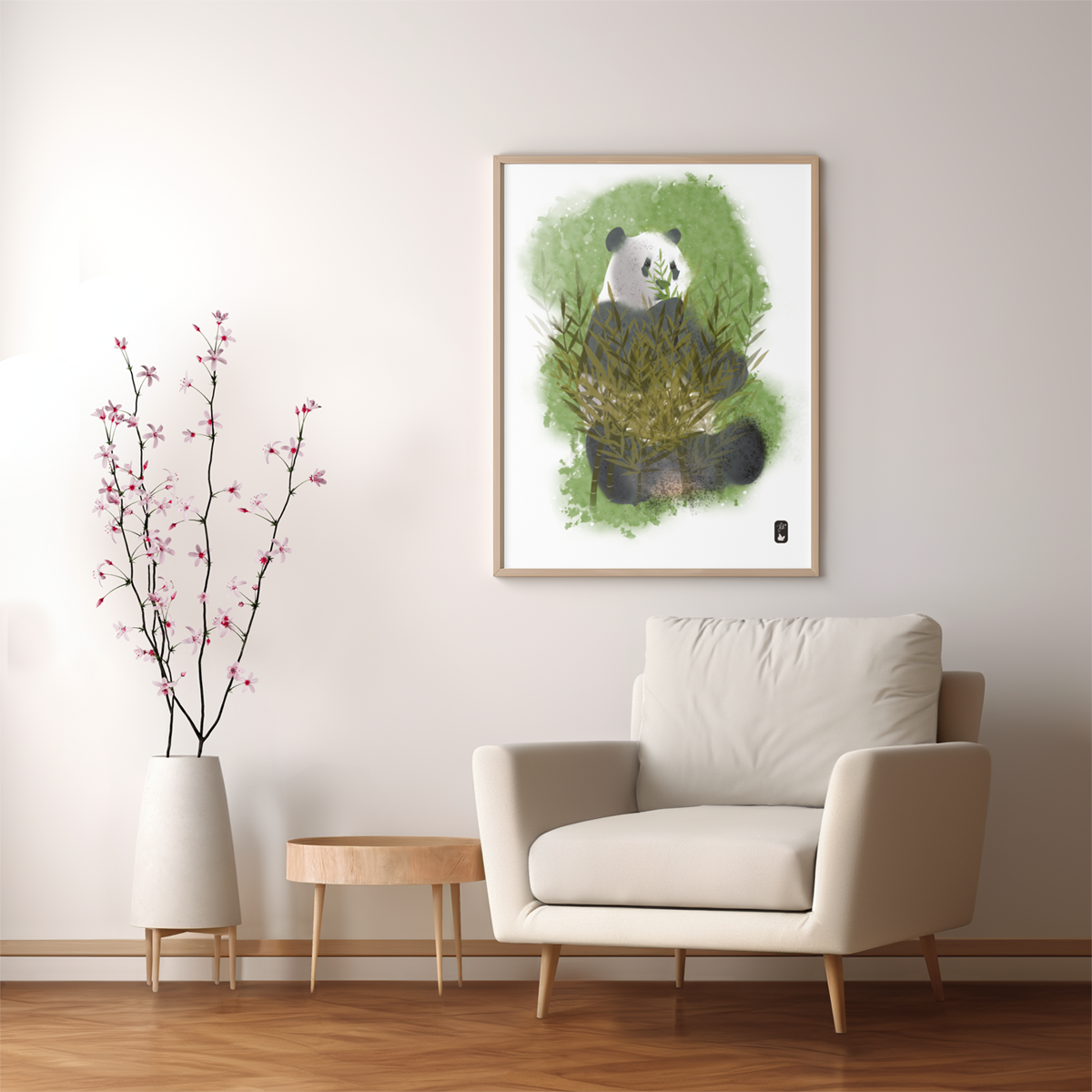 Affiche Panda dans la Nature