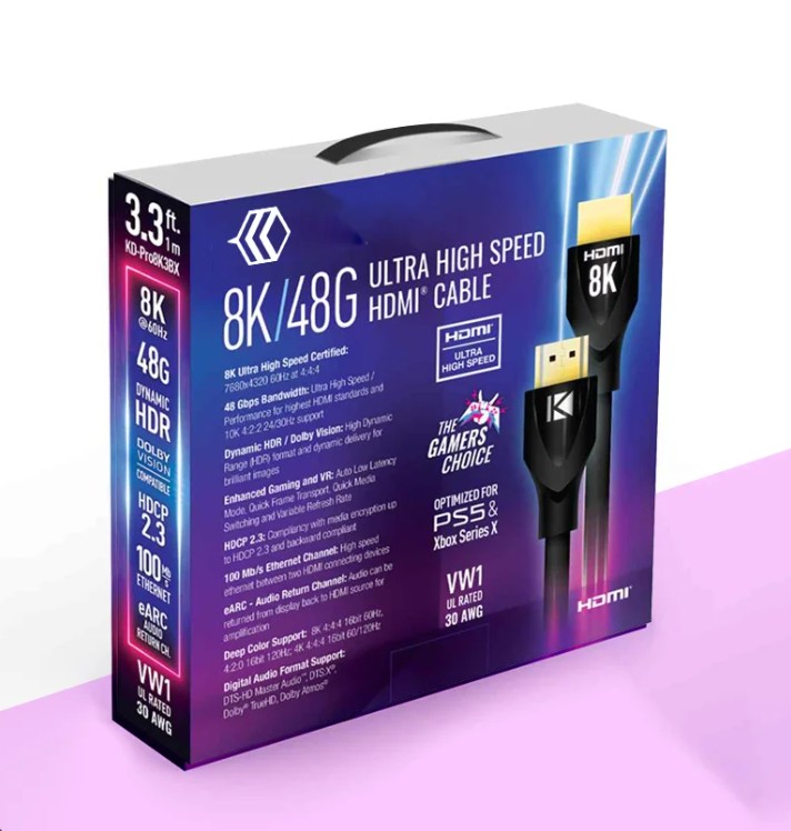 8K/48G Ultra High Speed HDMI Kabel