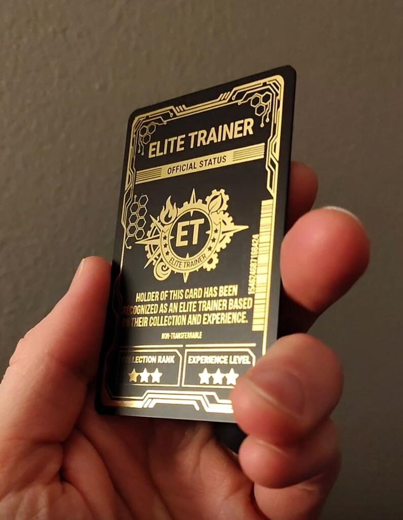 Elite Trainer Card – Gold Edition (Blank NFC)