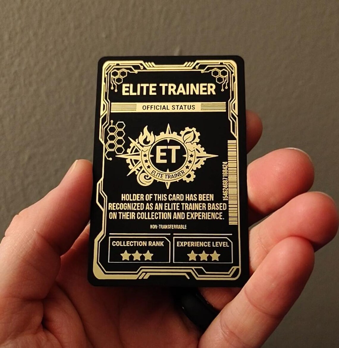 Elite Trainer Card – Gold Edition (Blank NFC)