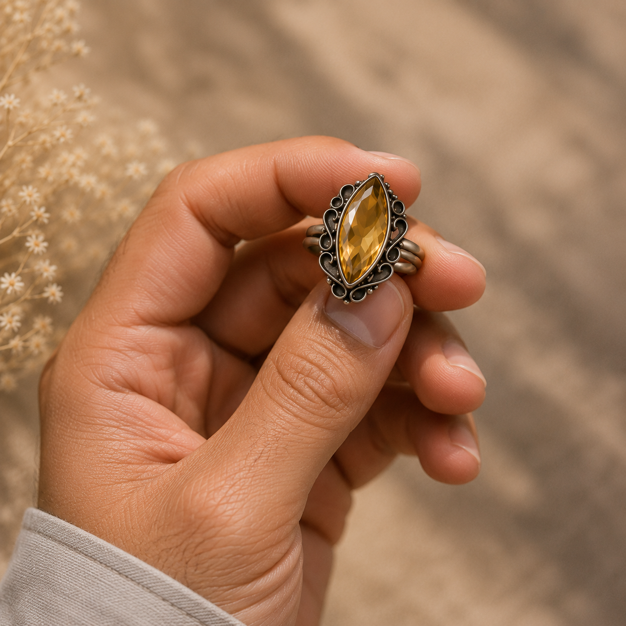 Anillo Citrino 