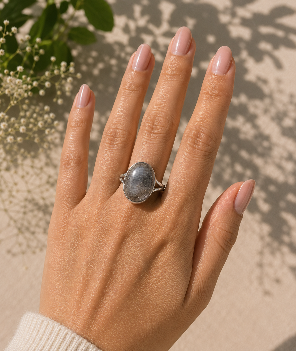 Anillo Cuarzo Rutilado