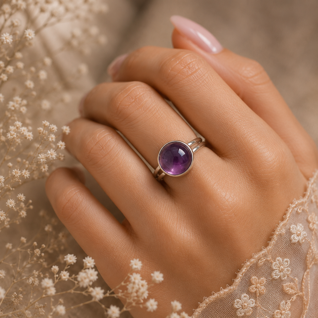 Anillo Amatista