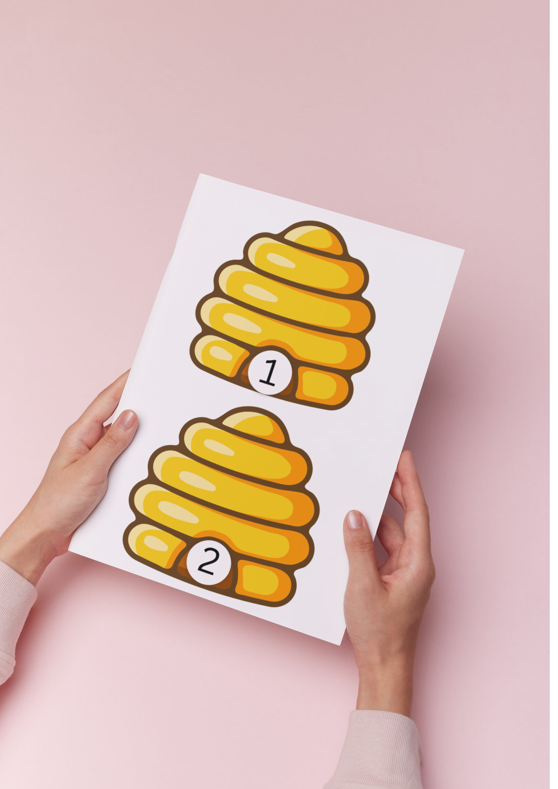 Bee Number Matching Activity
