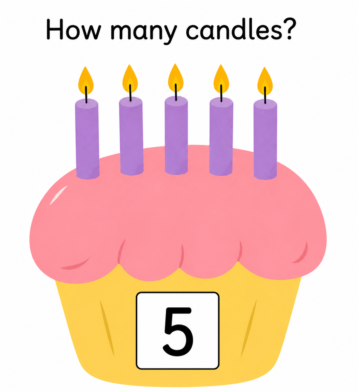 Cupcake Counting Activity Printable