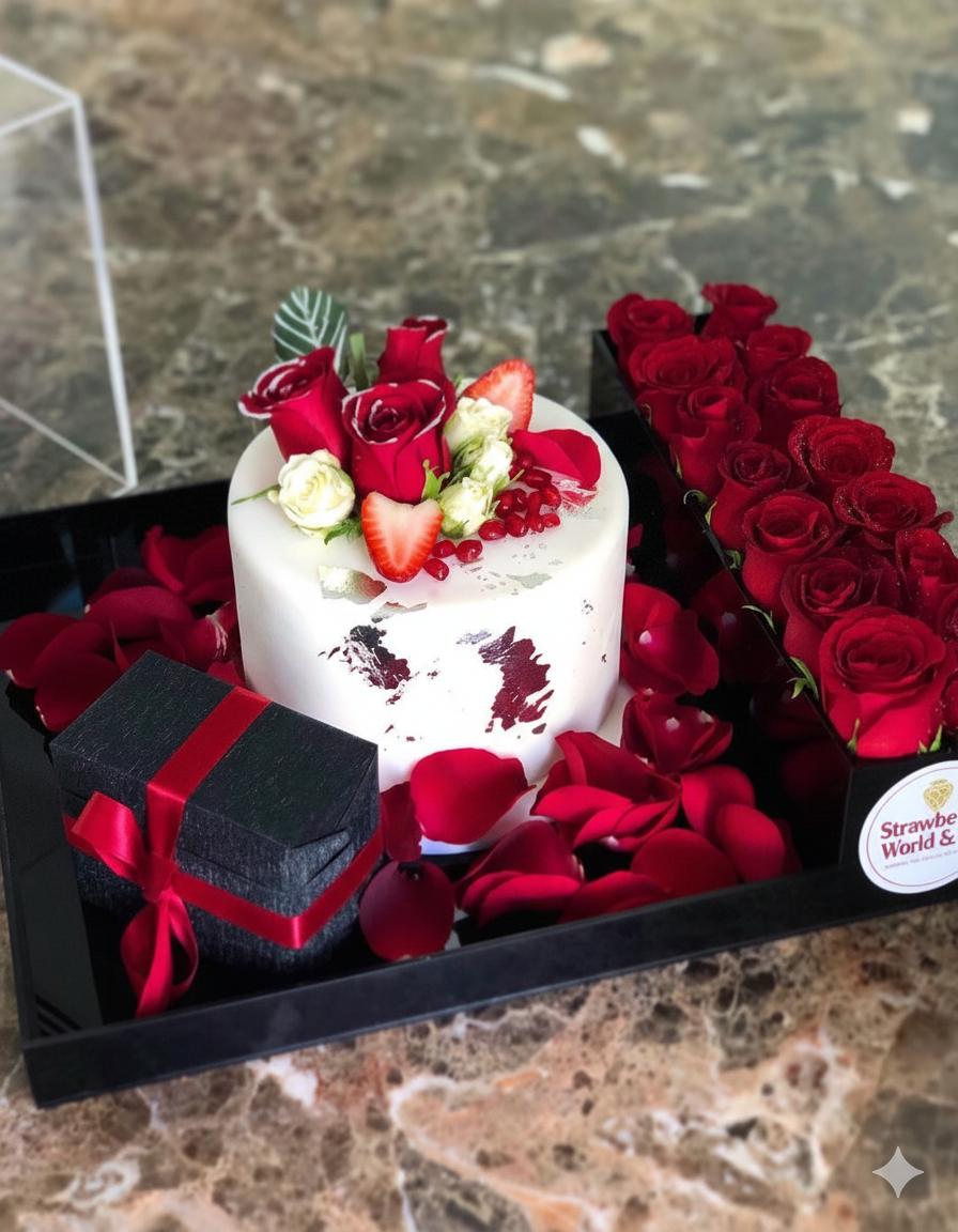 Pink Rose & Orchid Bouquet