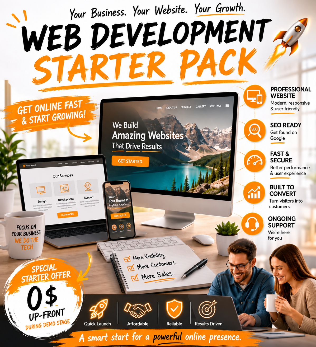 🔵Starter Website