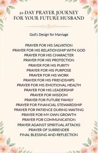 How To Pray for Your Future Husband