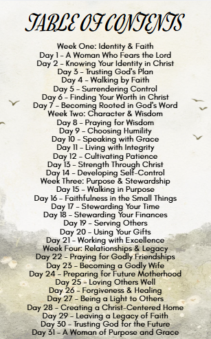 Prayers of the Proverbs 31 Woman 