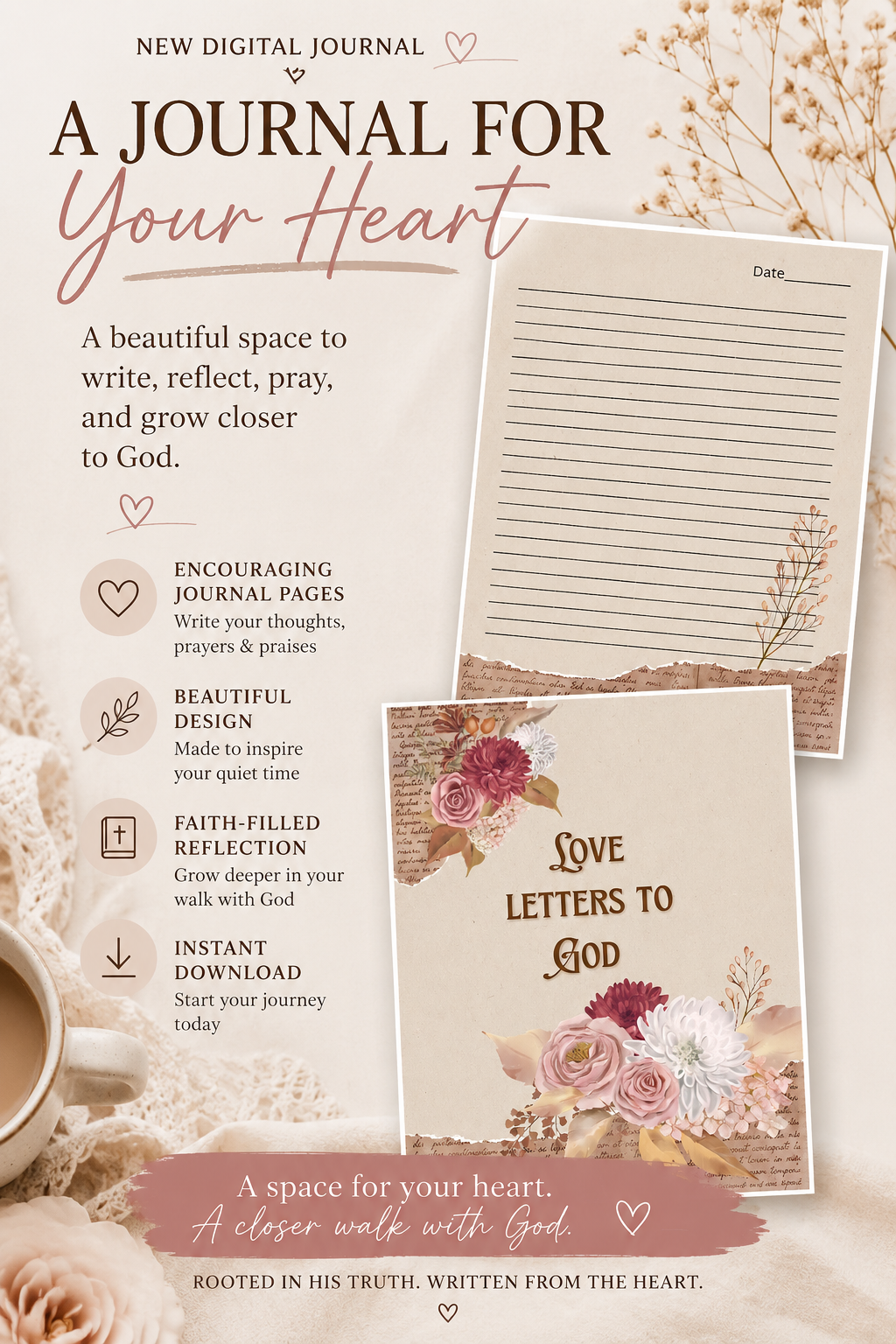 Love Letters to God, A digital journal 