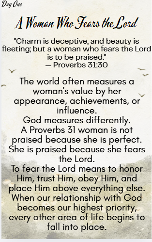 Prayers of the Proverbs 31 Woman 
