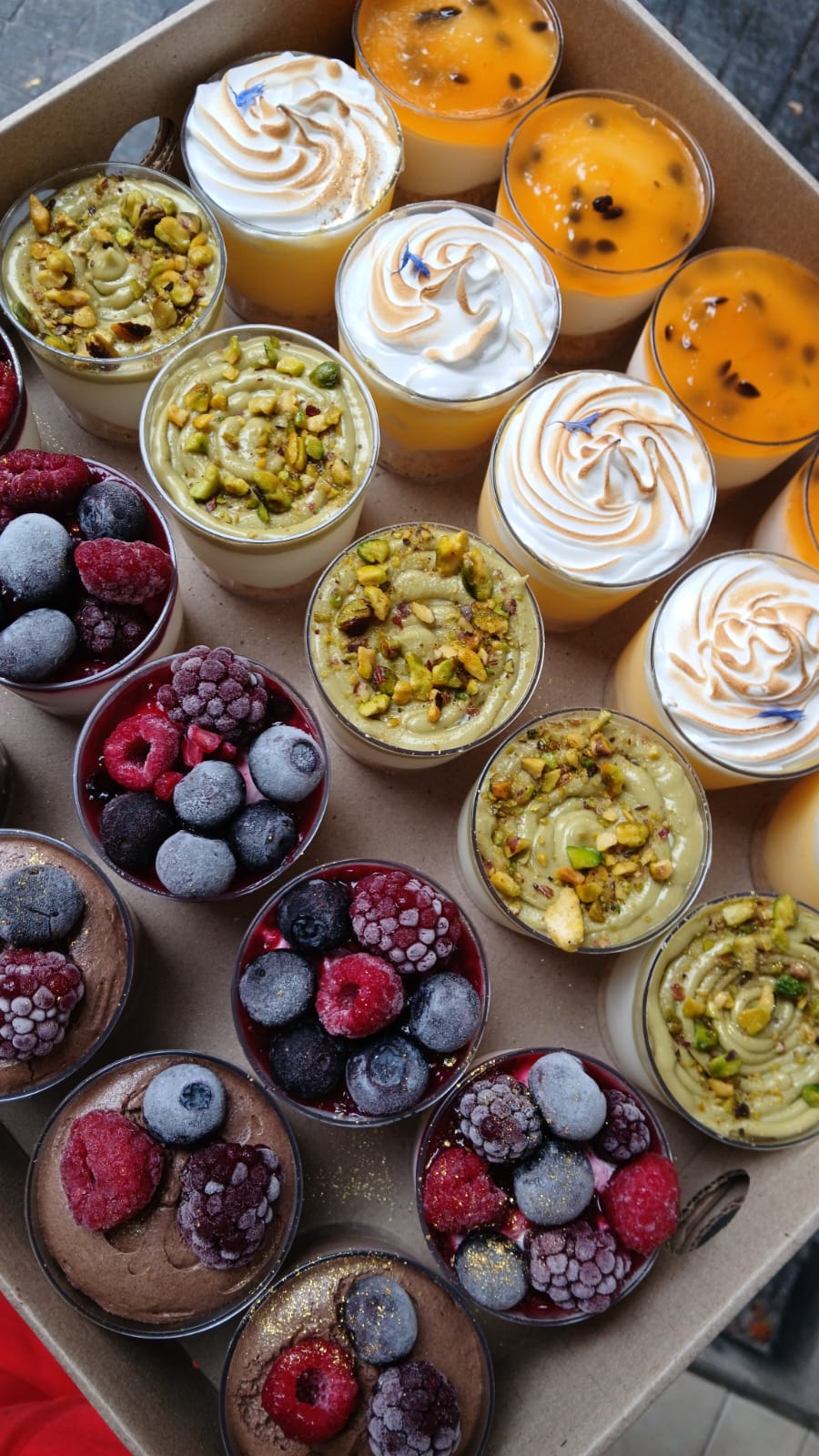 Postres Shots x25 unidades 