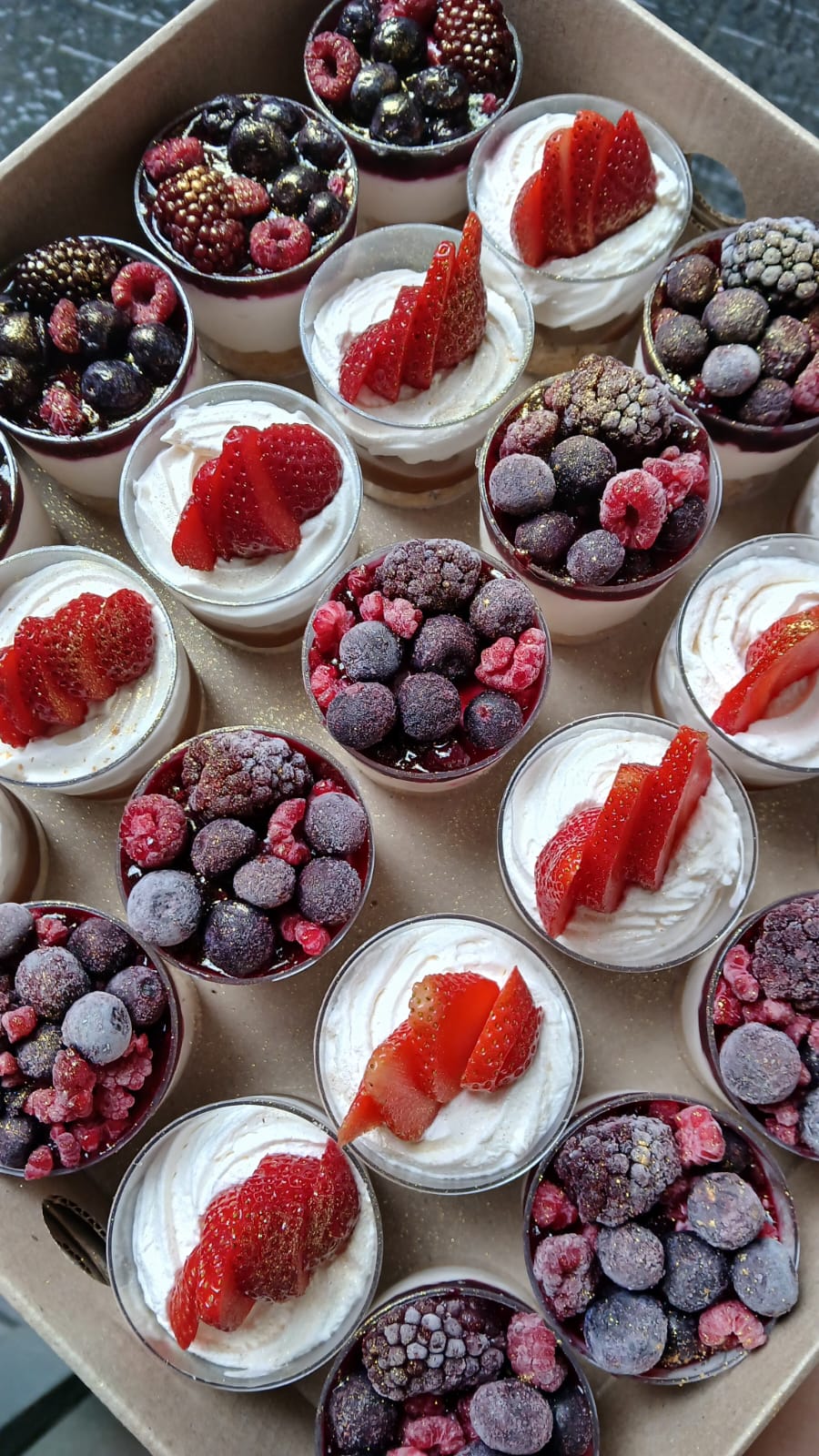 Postres Shots x25 unidades 