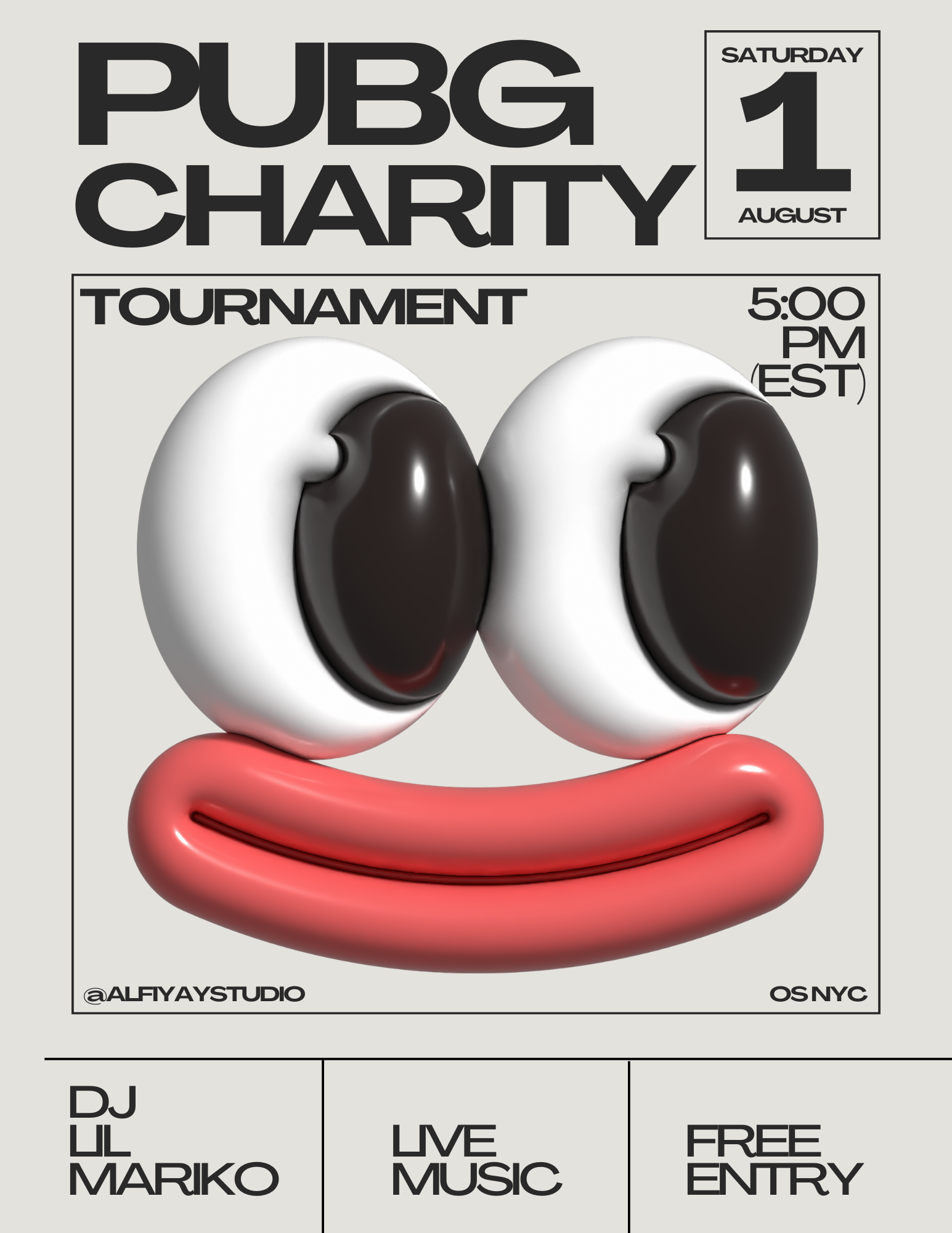 PUBG Charity Tournament Booking