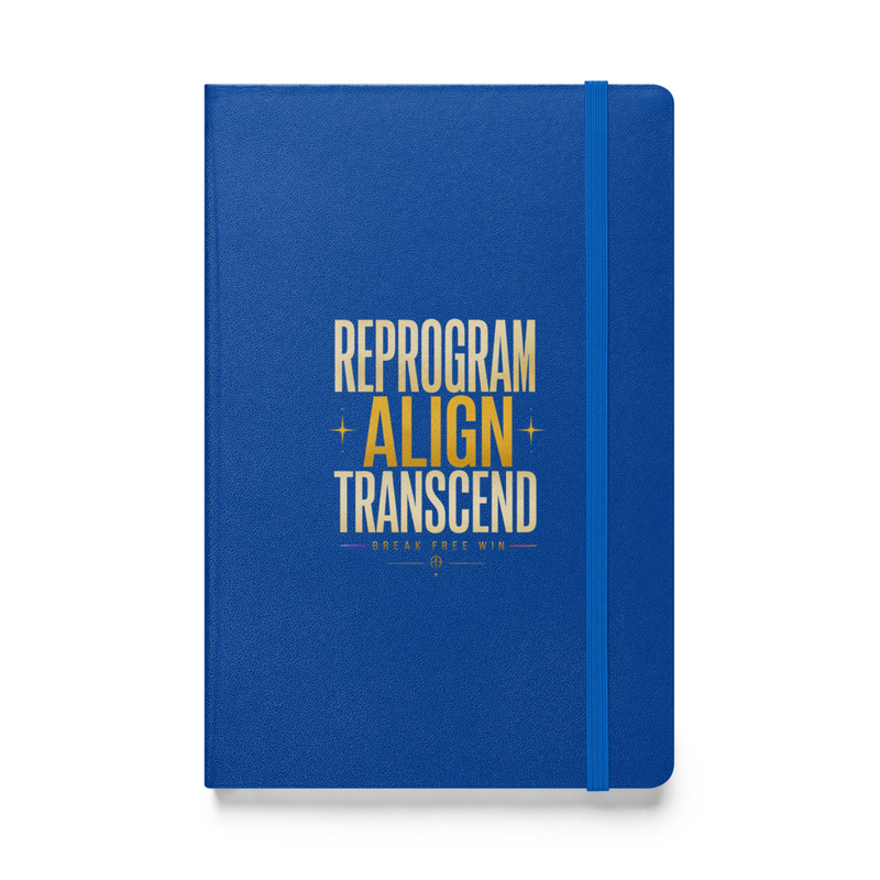 Reprogram Realign Transcend Hardcover bound notebook