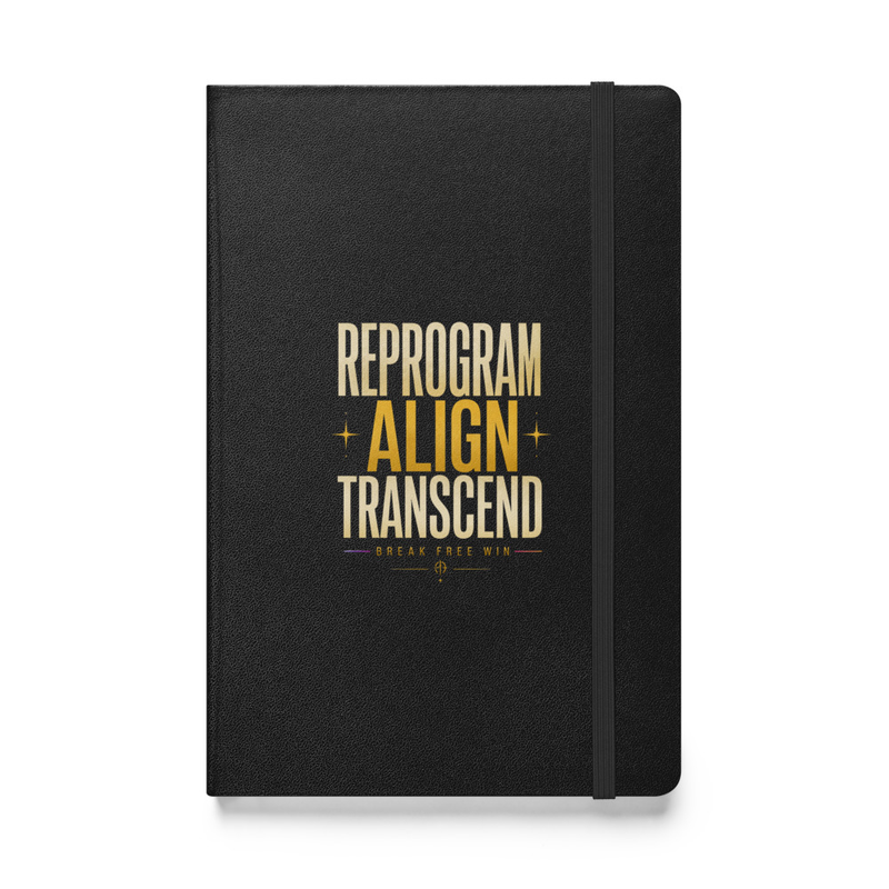 Reprogram Realign Transcend Hardcover bound notebook