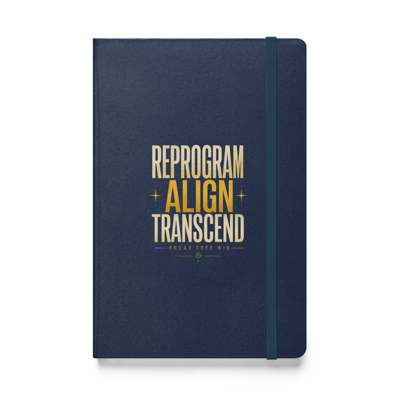 Reprogram Realign Transcend Hardcover bound notebook