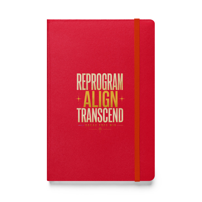 Reprogram Realign Transcend Hardcover bound notebook