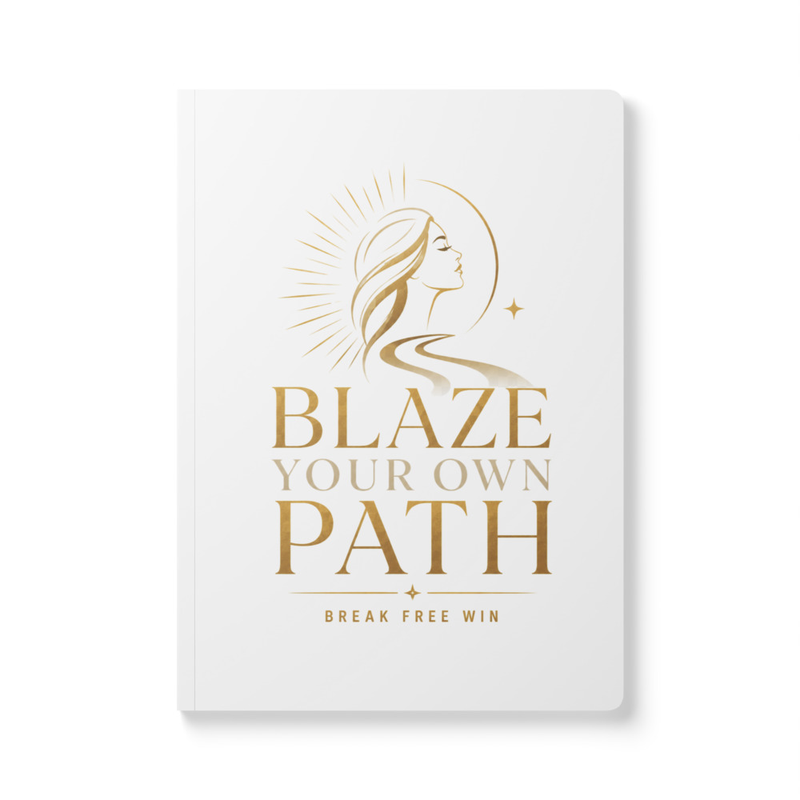 Blaze Your own path Softcover journal with inside prints