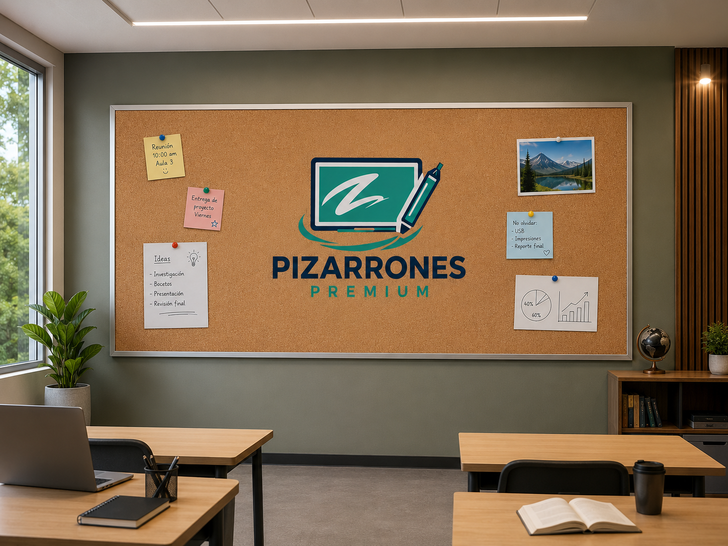 Pizarrón de Corcho