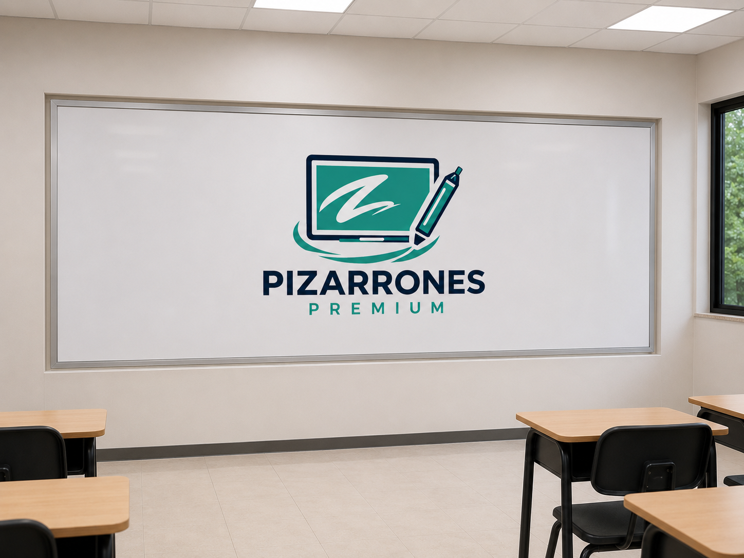 Pizarrón Premium Fondo Blanco 