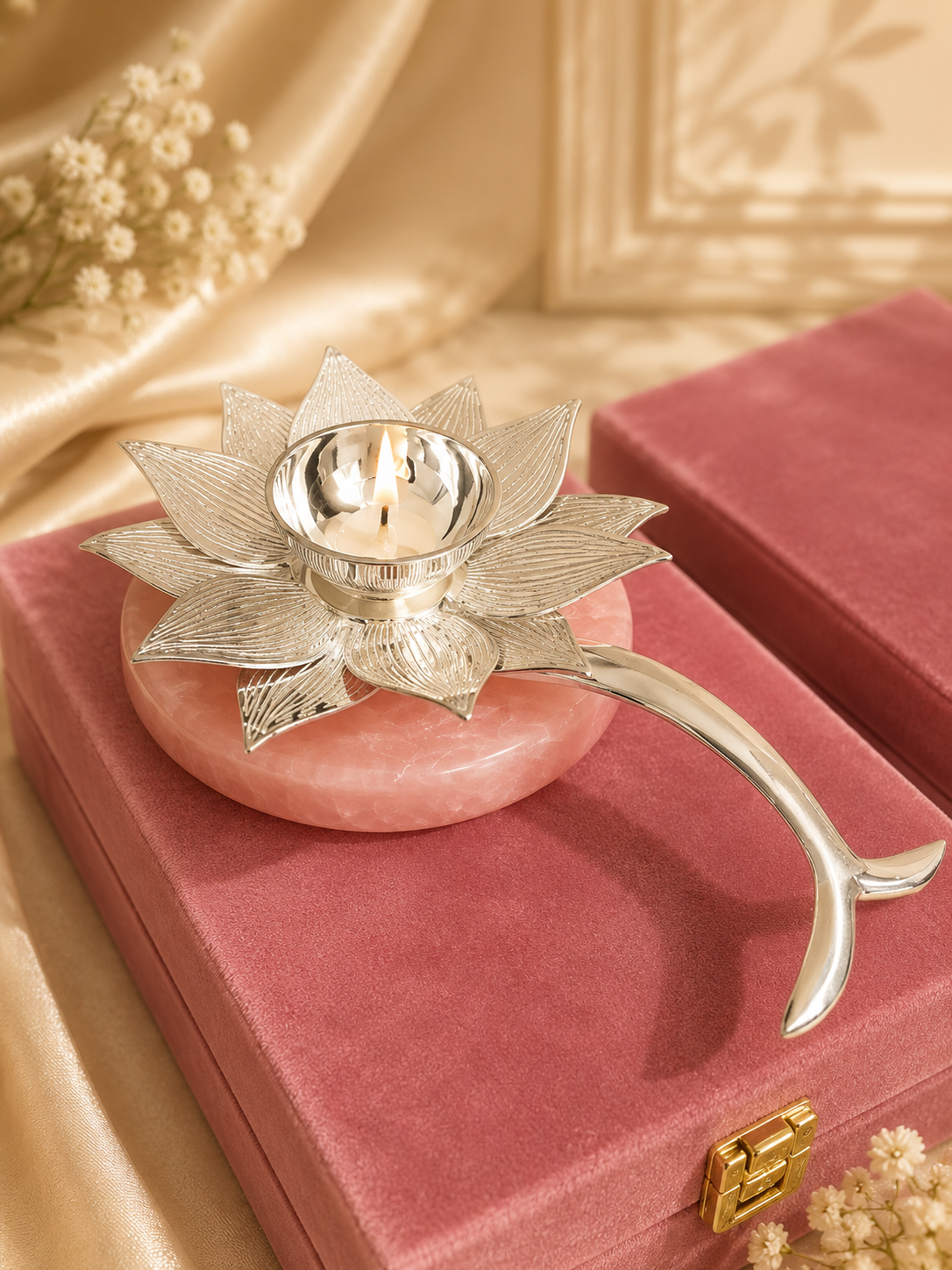 Lotus-Inspired Tealight Holder