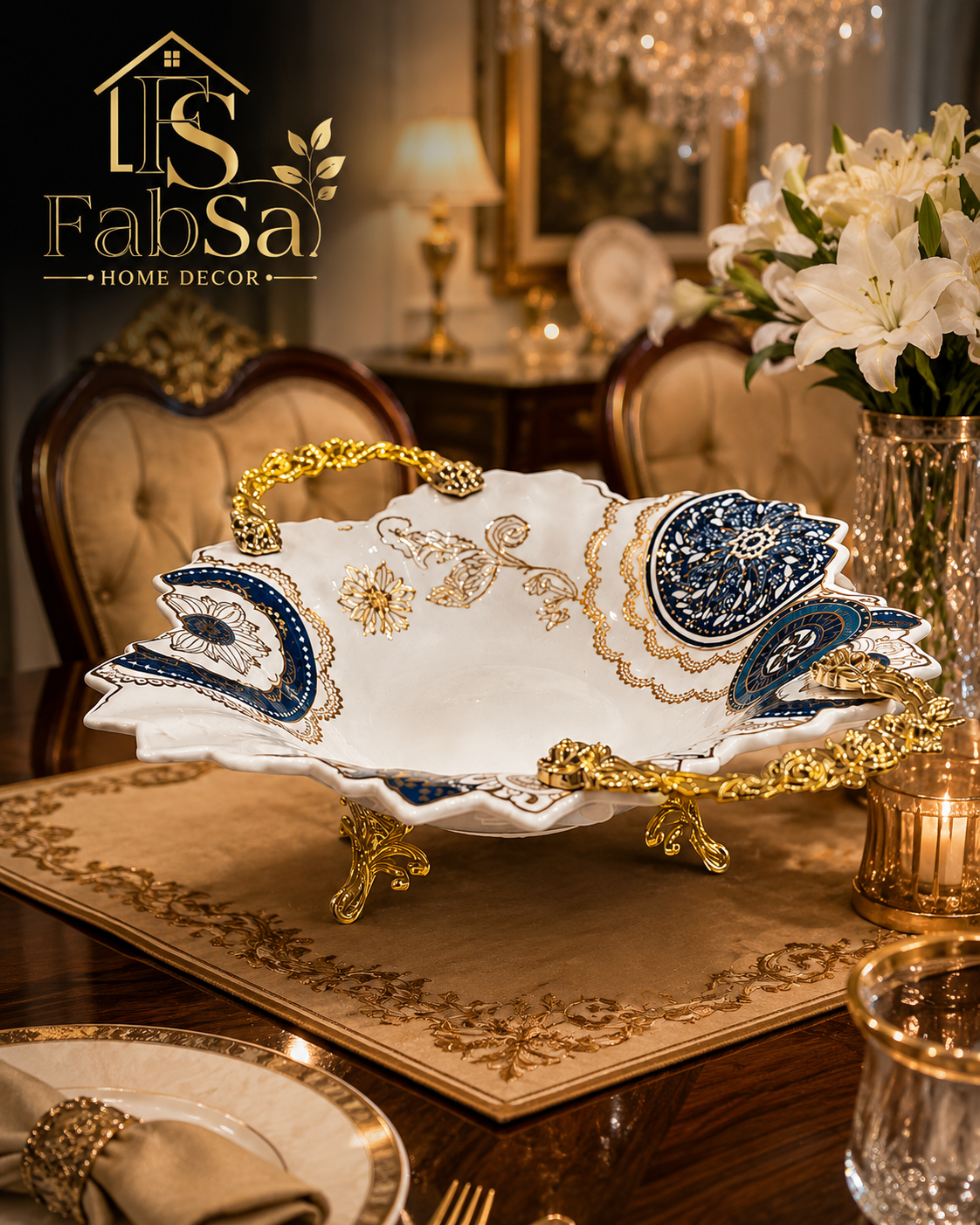 Luxury Decorative Serving Bowl
