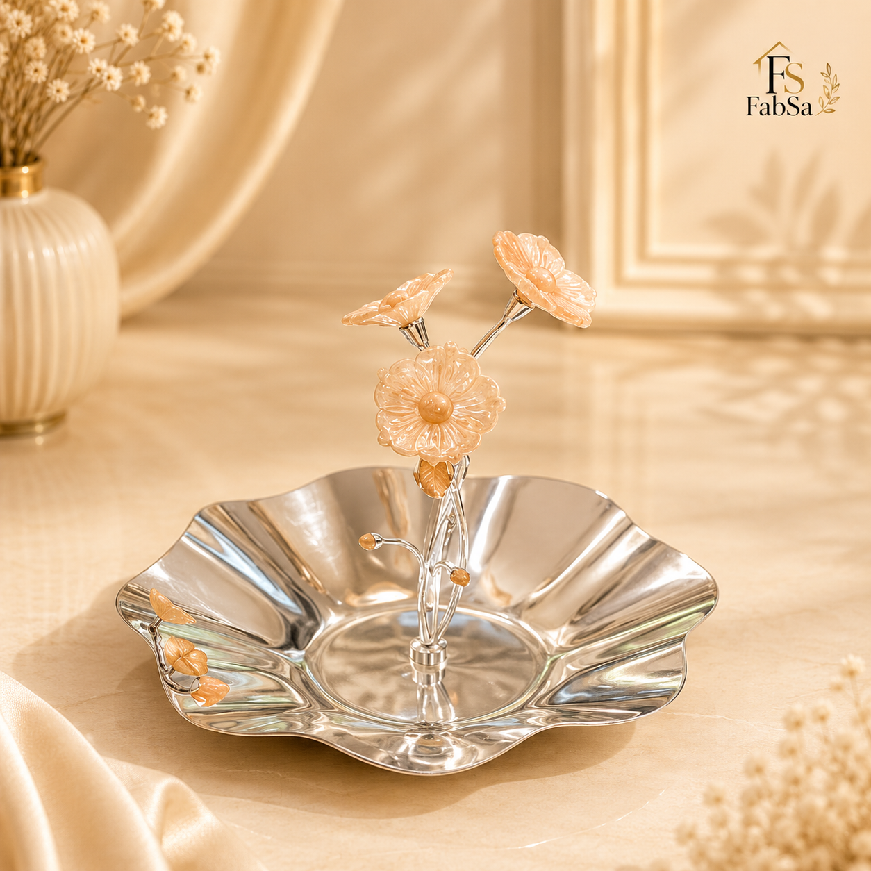 Luxury Floral Decorative Bowl