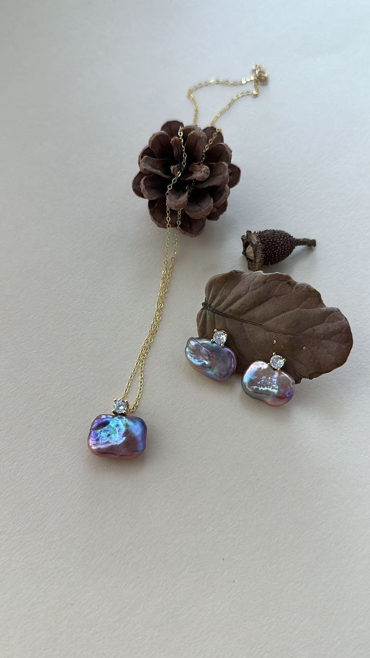 Baroque Pearl  Earrings