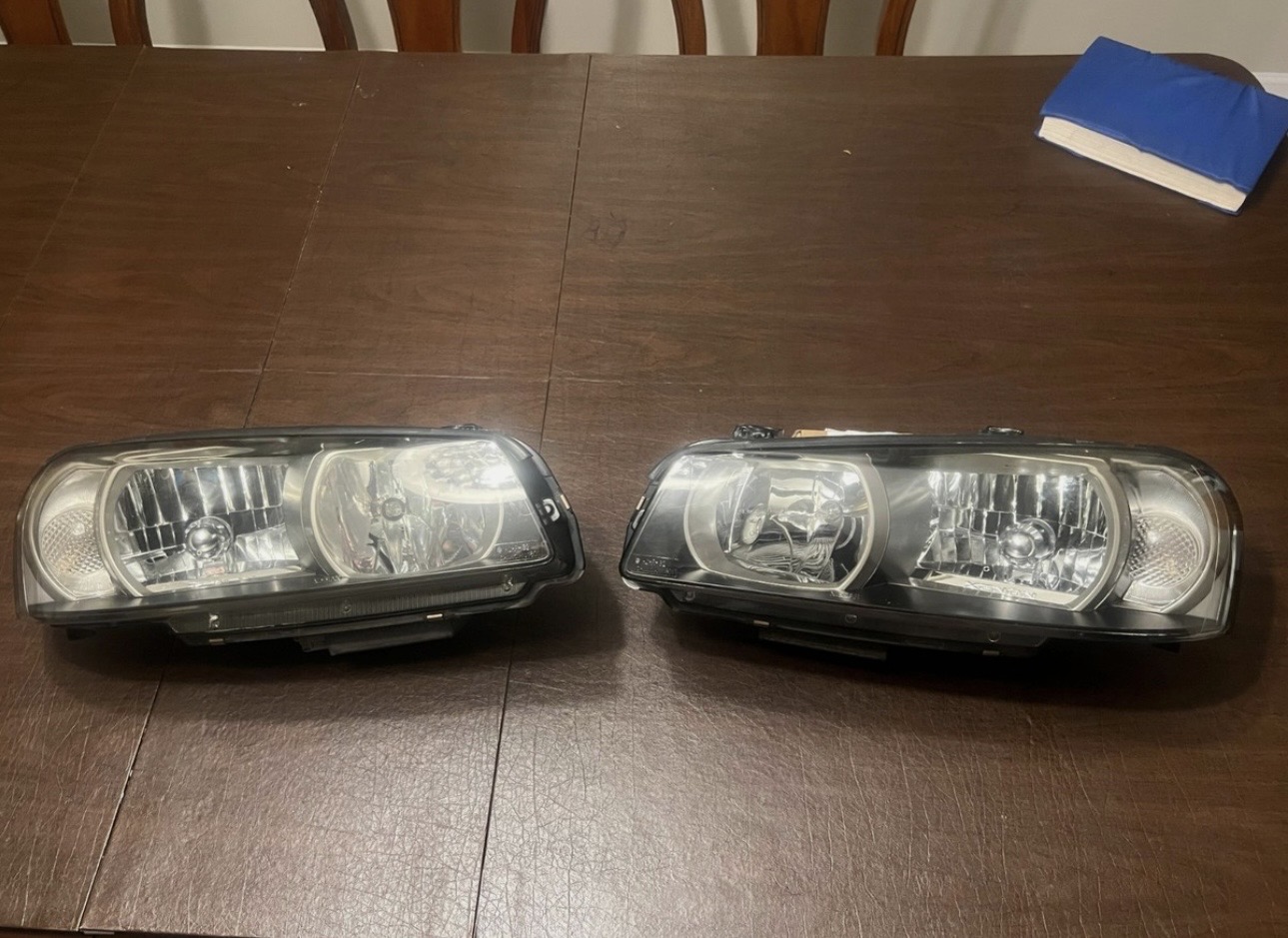 Genuine Nissan Skyline R34 GTR Series 2 Xenon Headlight Housing Set