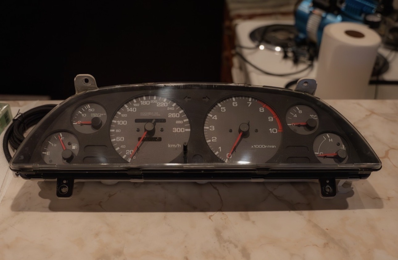 Nissan Skyline R32 IMPUL Cluster Speedometer Gauge 300km/h BNR32