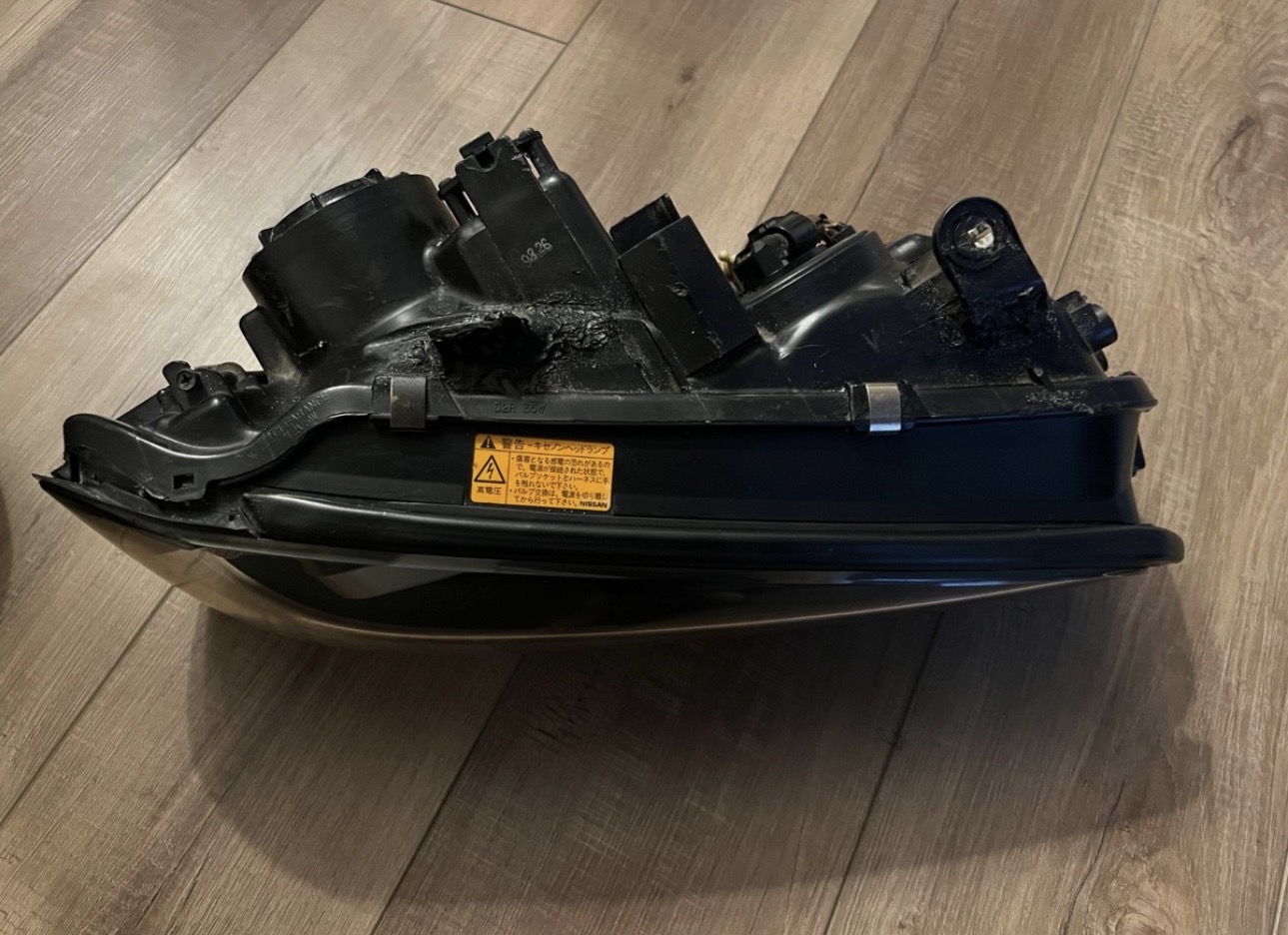 Genuine Nissan Skyline R34 GTR Series 2 Xenon Headlight Housing Set