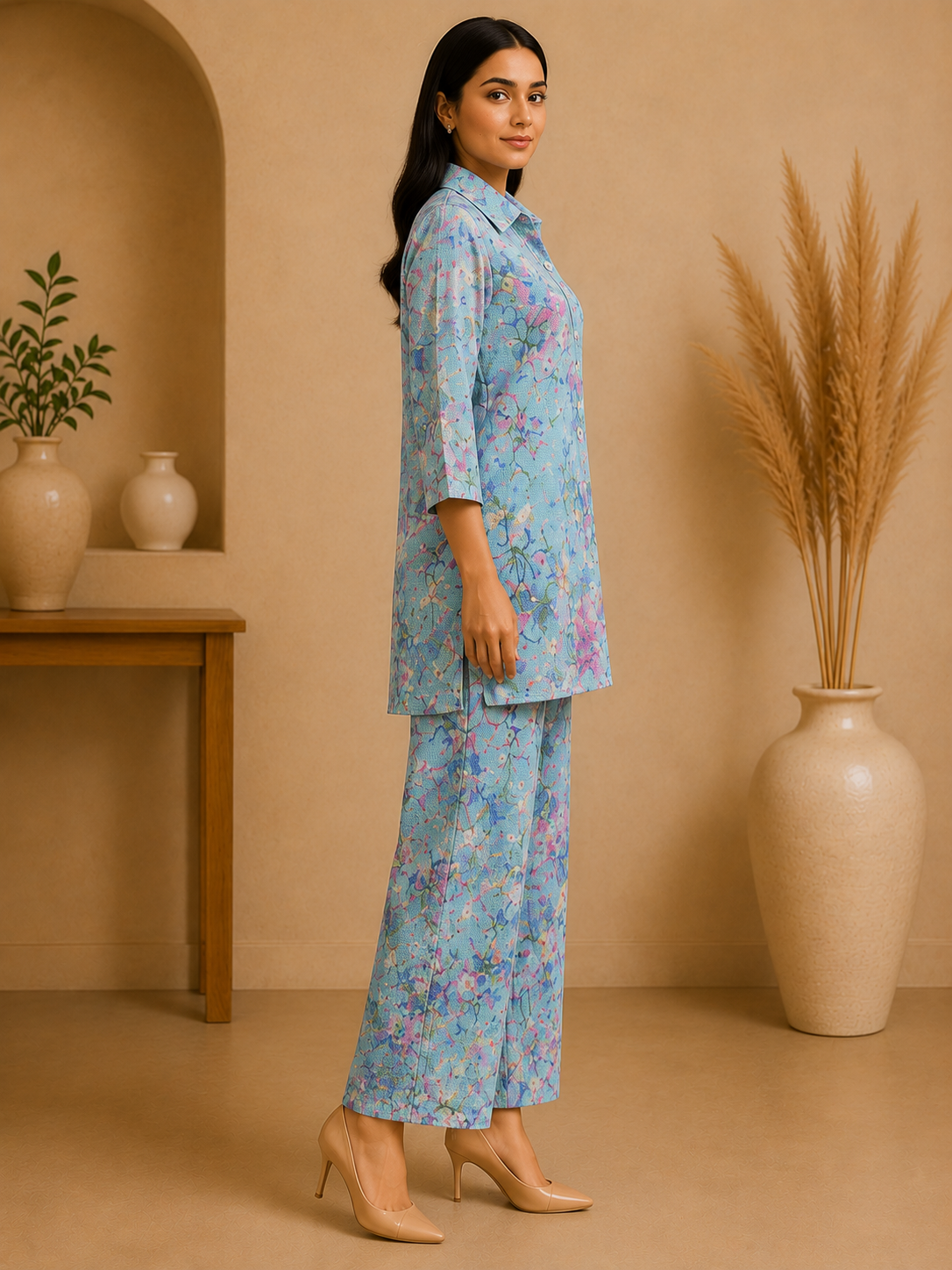 Erum's Elegant Floral Print Co-ord Sets