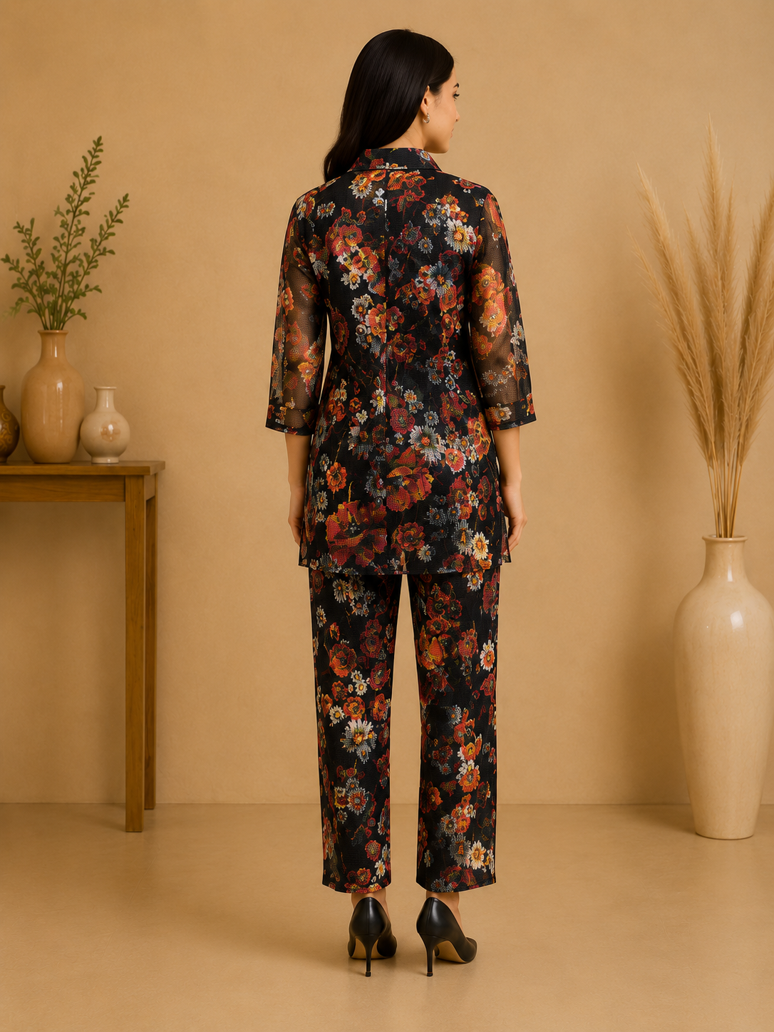 Floral Printed Co-Ord Set 