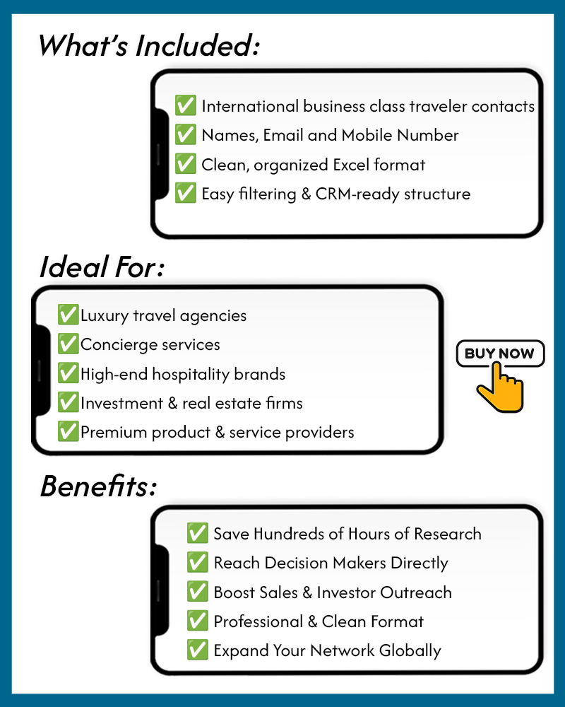Dubai International Travelers Database | Frequent Flyers, Leads (Excel Download)
