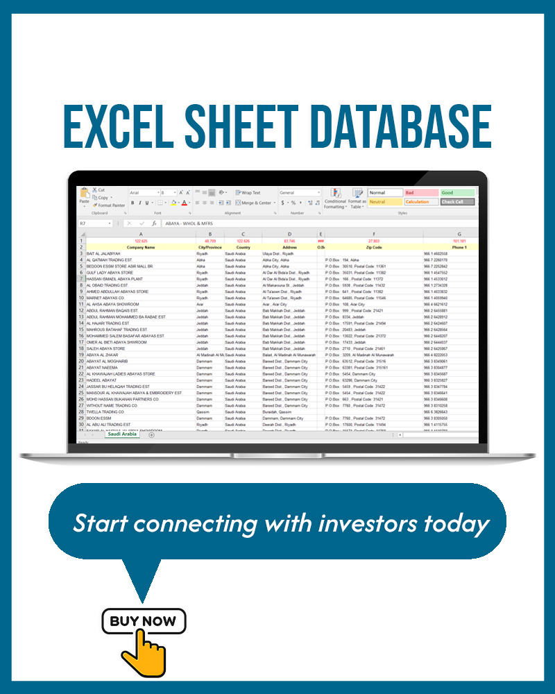 Saudi Arabia Business Database |  Companies Leads | Excel B2B Leads | KSA Phone Numbers