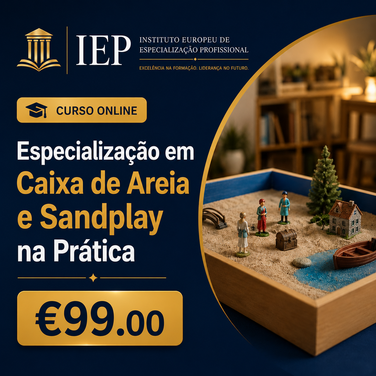 Especialização em Caixa de Areia e Sandplay na Prática