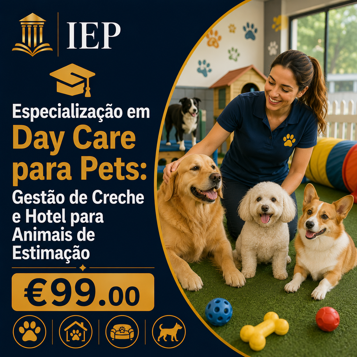 Especialização em Day Care para Pets: Gestão de Creche e Hotel para Animais de Estimação