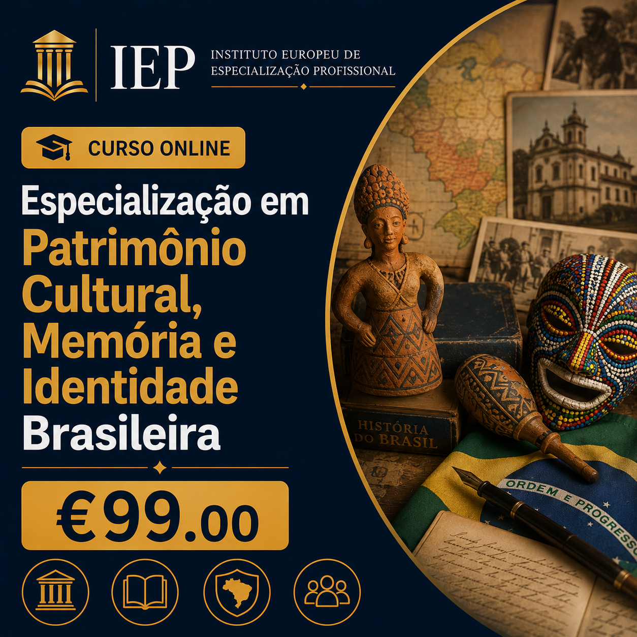 Especialização em Patrimônio Cultural, Memória e Identidade Brasileira
