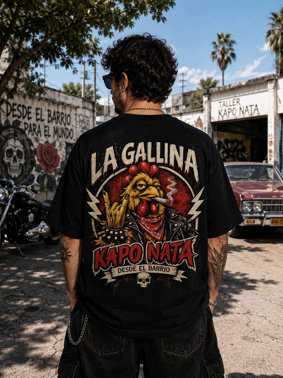 KAPO NATA. Nuestra gallina mas loca y turuleta, al estilo Al Capone.